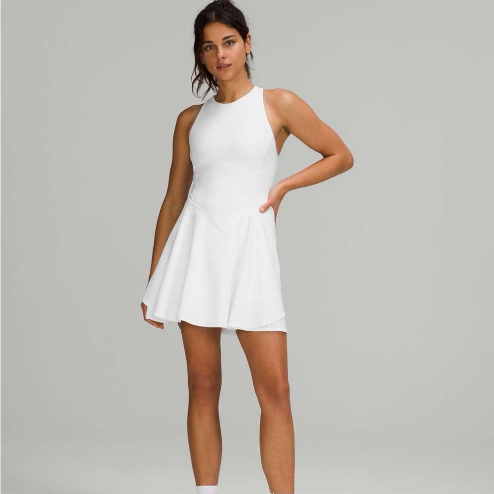 Lululemon court crush dress in white size 4